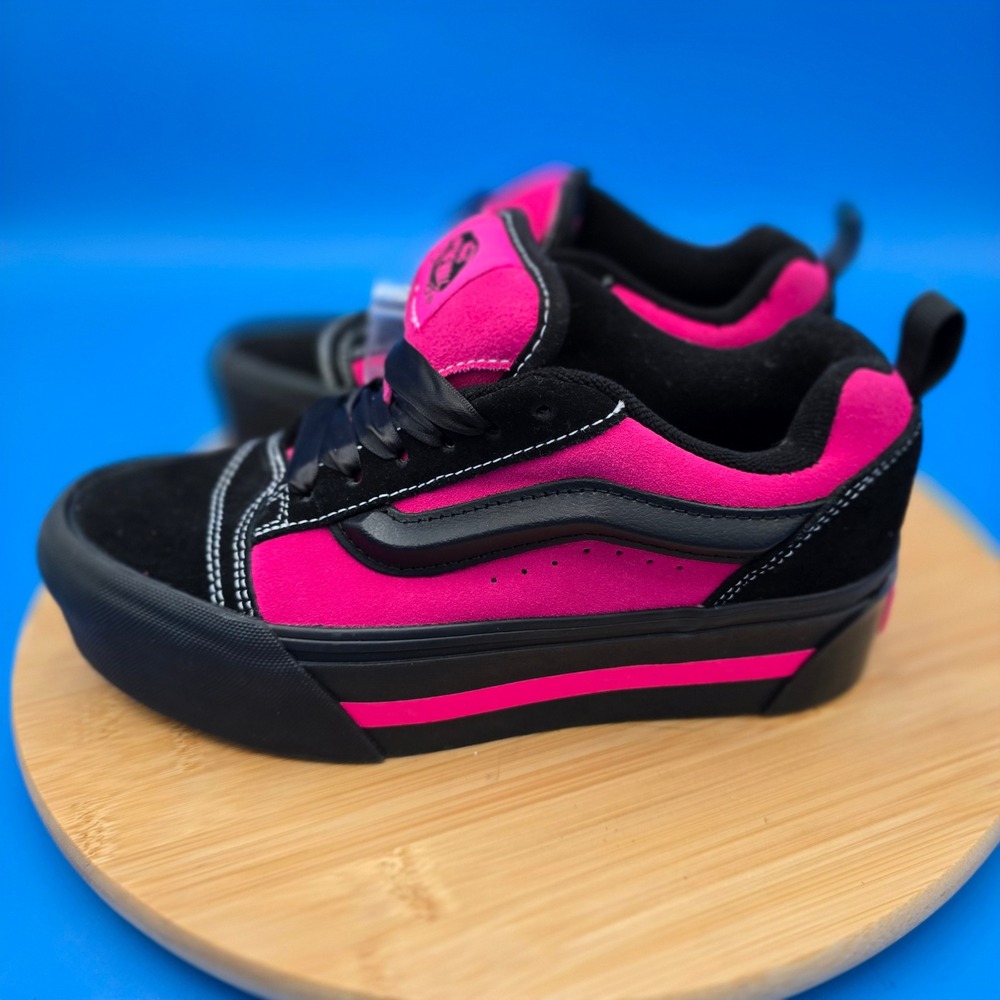 Vans Knu Stack Platform Skate Shoes Sneakers Blac… - image 4